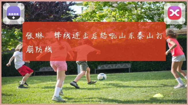 张琳芃锋线连击后怒吼山东泰山打崩防线